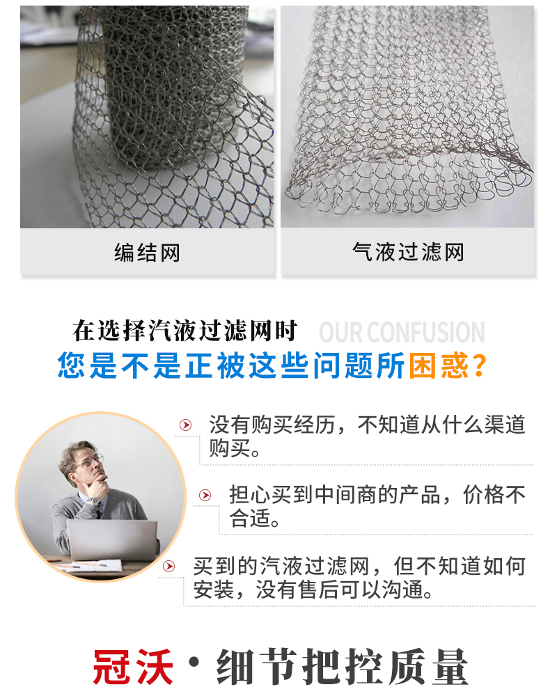 不鏽鋼氣液過濾網(圖（tú）2)